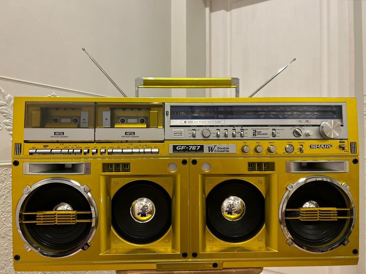 sharp Gf 777 brother - sharp GF 767 GOLD boombox | eBay