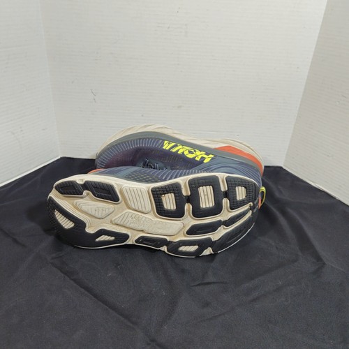 Hoka One One Bondi 7 Mens Sz 12 Blue Cushioned Running Sneakers Comfort Neutral - Picture 19 of 22