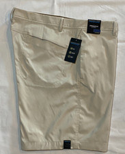 New with Tags-Roundtree Yorke Men's Performance Straight fit Shorts-Beige-40