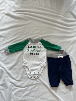 Carters 3M St Patrick s Day Baby Set Clothes