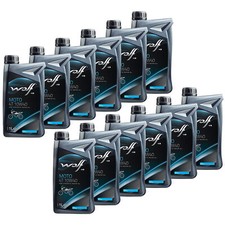 Olio motore Wolf MOTO 4T 29133 SAE 10W-40 12X 1 litro per Aprilia Honda Kymco Yamaha