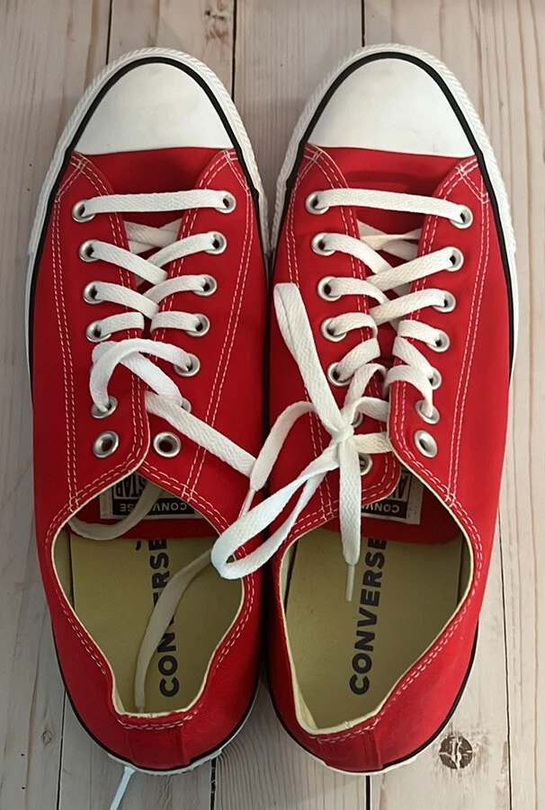 Size 12 Converse Chuck Taylor All Star OX Red X9696 eBay