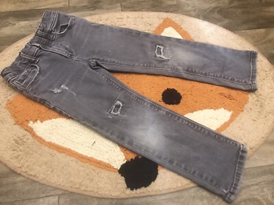 Old Navy Toddler Boys 4T Skinny Fit 360 Gray Washed Ripped