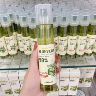 FROM NATURE 98% Aloevera Moisture Soothing Gel Mist 120ml Koreanische Hautpfl...