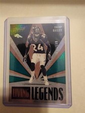 2021 Panini Prestige Living Legends Champ Bailey XTRA POINTS GREEN #/199 #LL-13!