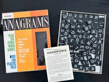 Vintage Anagrams Game No. 1150 Scrabble Crossword Game! Complete 108 tiles FUN!
