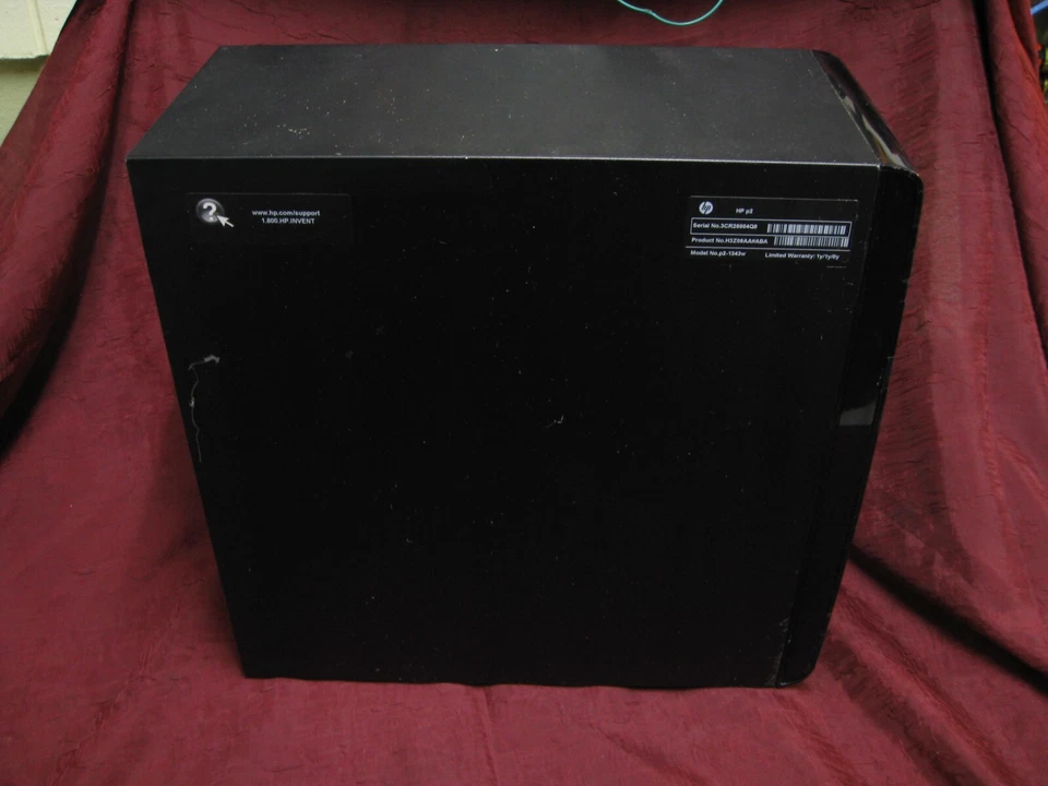 Computadora de escritorio HP p2-1343w AMD Fusion E2-1800 1,7 GHz 6 GB de RAM sin fuente de alimentación Foto 3 de 4