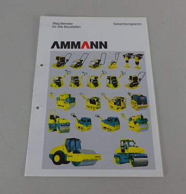 Prospetto/Brochure Ammann Complete Program Compaction Machines
