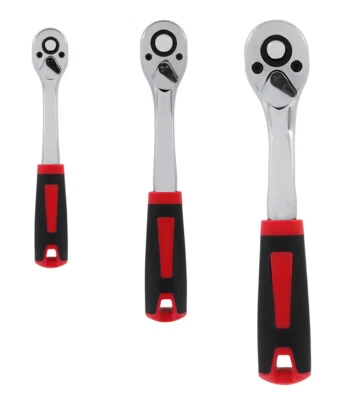 Umschaltknarre Knarre Ratsche 1/4" 3/8" 1/2" Zoll CrV Ratschenschlüssel Set