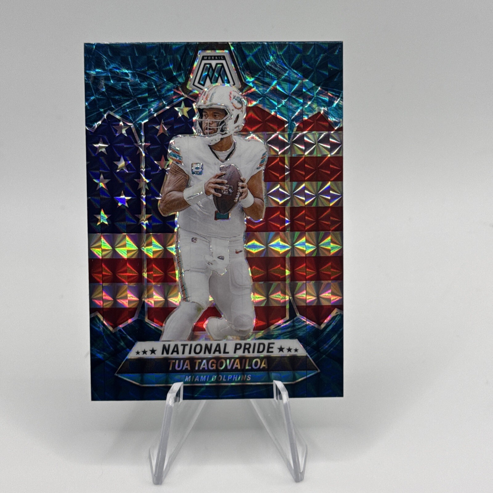 2024 Panini Mosaic Tua Tagovailoa National Pride  Genesis SSP #251 Dolphins!