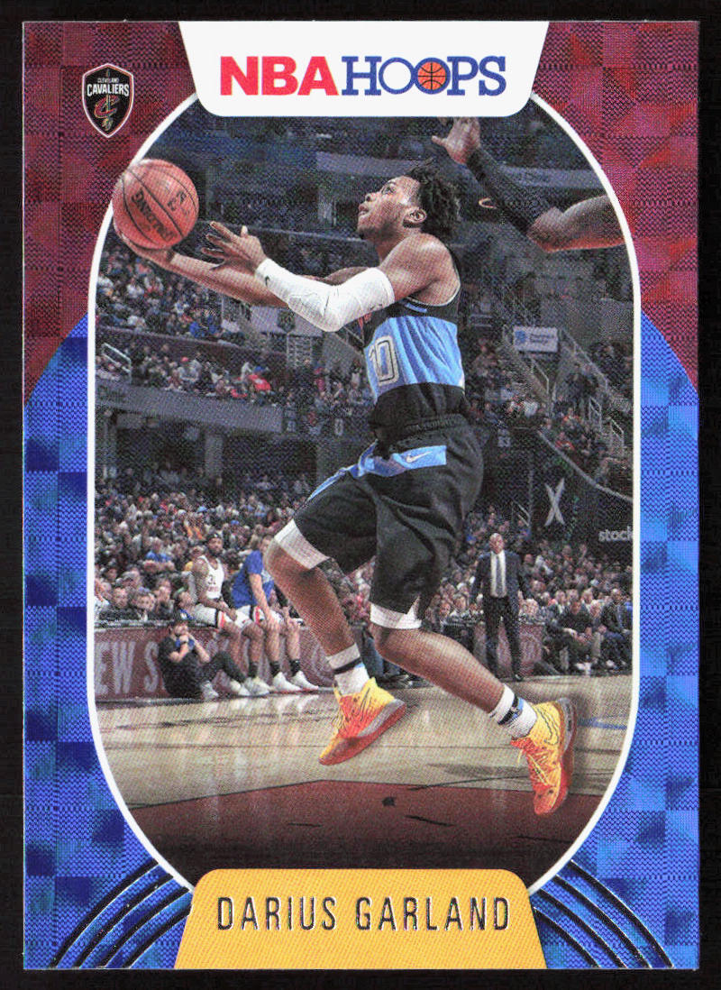 2020-21 Panini NBA Hoops Darius Garland Hyper Blue #93 Cleveland Cavaliers