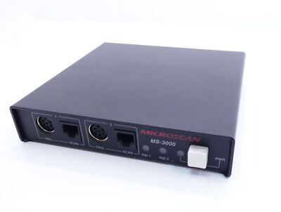 Microscan MS 3000 BARCODE READER DECODER FIS-3000-0001 -used -