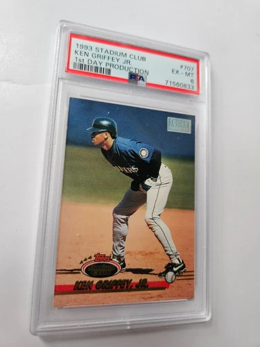 1993 Stadium Club Ken Griffey Jr. #707 1st Day Production  PSA 6