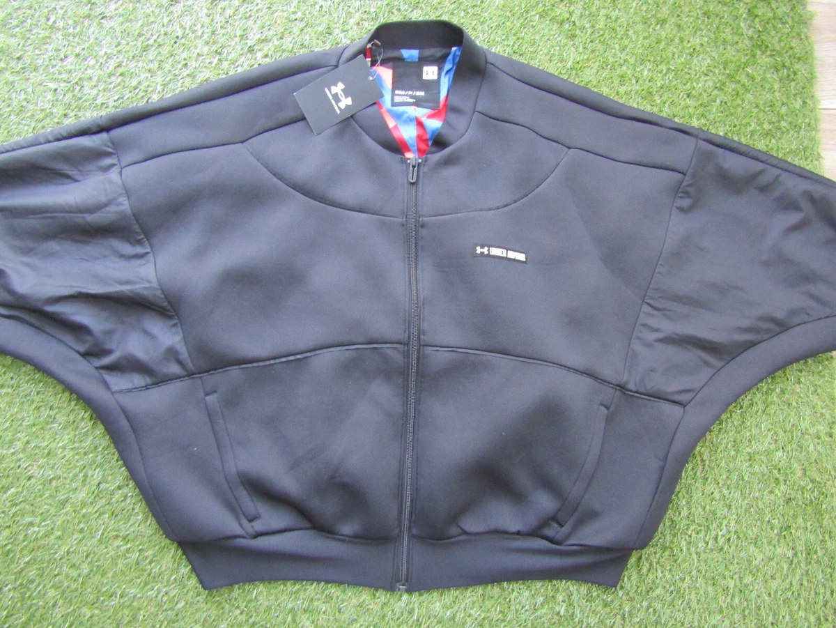 Under Armour Womens Move Bomber Jacket Size Small UK 10 Black