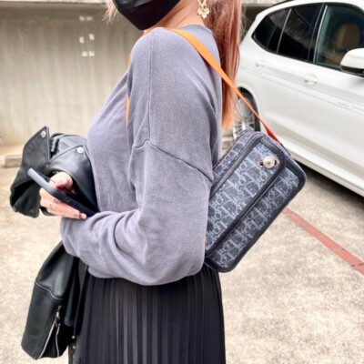 バッグ Christian Dior Surf Trotter Shoulder Bag Christian Dior Surf Trotter Shoulder Bag CHRISTIAN DIOR SADDLE