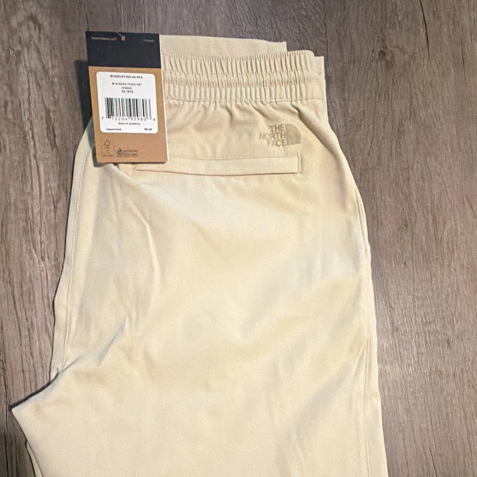 The North Face Standard Tapered Pants Gravel Mens Size 34 Reg NWT $99 - Image 1 of 2