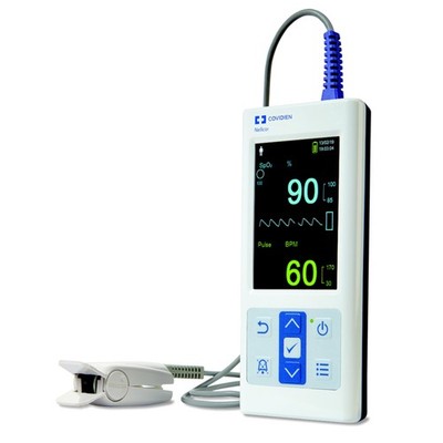 Handheld Pulse Oximeter Nellcor Adult Battery Operated LCD Display