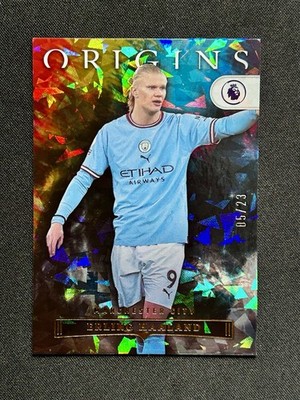Panini Chronicles Origins Premier League 2022-23 Erling Haaland Cracked Ice/23