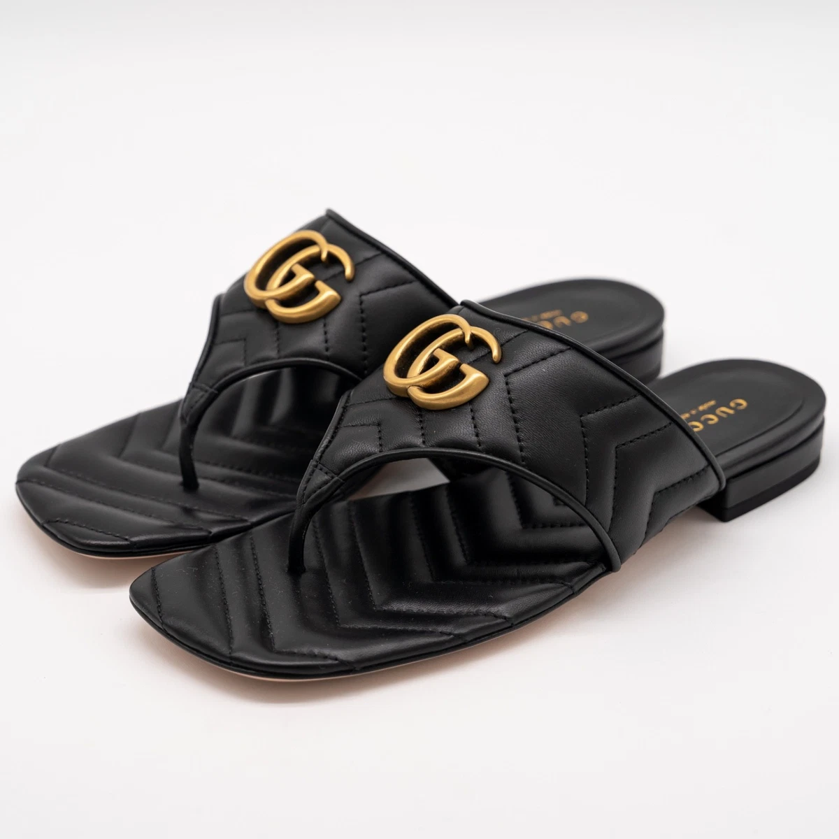 Gucci Flat (Under 1 in) Thong Sandals for Women for sale | eBay