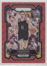 2024-25 Panini Prizm Draft Picks Red Wave Prizm Tyler Kolek #7 rw9