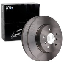 2X EUROBRAKE BREMSSCHEIBEN 290mm VOLL HINTEN PASSEND FÜR NISSAN QASHQAI RENAULT