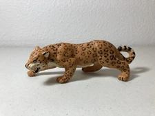 Safari Ltd - Vintage 1996 Leopard 5” Long Figure - Orange With Black Spots