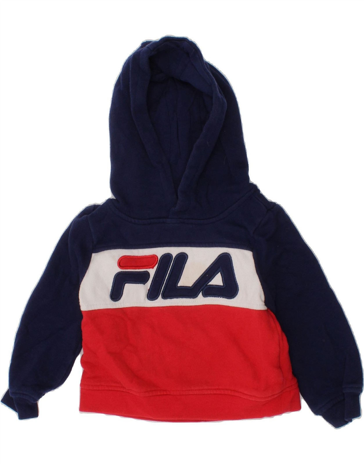 Felpa con cappuccio FILA bambino ragazzo 18 24 mesi multicolore colorblock AD06