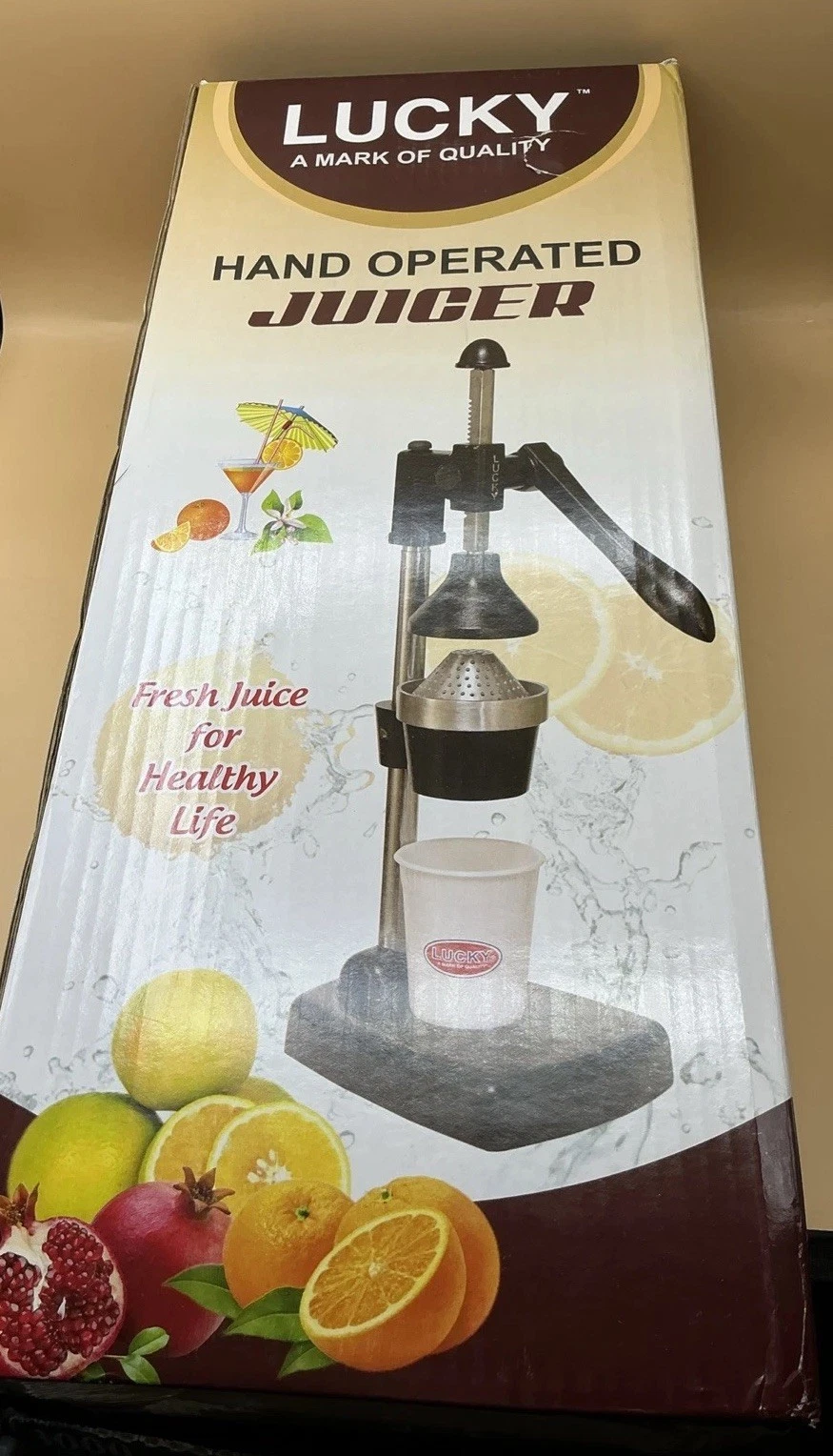 Manual Fruit Juicer Commercial Grade Citrus Orange Lemon Juice Squeezer Machine
Opens in a new windo