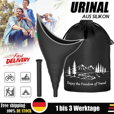 Silikon Urinal Tragbare Faltbare Toilette Pee Aid Camping Outdoor für Weibliche