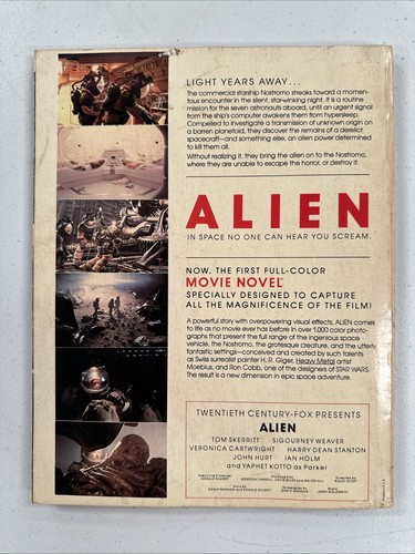 ALIEN - Movie Novel - 1st Edition 1979 - Dan O’Bannon - 1000 Color Photos - Foto 2 di 3