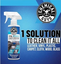 Chemical Guys Total Interior Cleaner Protectant Leather VinylPlasticRubber Glass