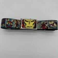 Marvel Buckle Down Iron Man Belt Made in USA