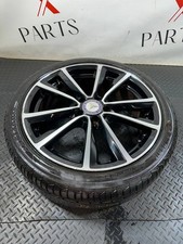 OEM MERCEDES A B CLASS BLACK 7.5X18 5X112 ET52 A2464010600 ALLOY WHEEL 8MM TYRE