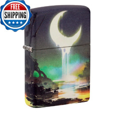 Zippo Moon Dream 540 Color Glow in The Dark Windproof Pocket Lighter NEW
