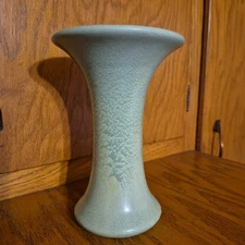 Haeger Pottery Vase GERANIUM LEAF GLAZE 6.25in 1920s-30s