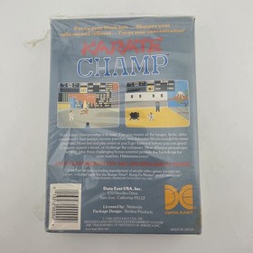 Karate Champ - Box With Manual Only - Nintendo Nes - Shrink (No Game)