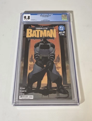🔥 Absolute Batman #1 CGC 9.8 Graded Cover A 1st Print Nick Dragotta Snyder 🔥