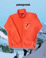 Vintage 1991 Coral Pink Orange Patagonia Synchilla Zip Pullover Fleece Jacket