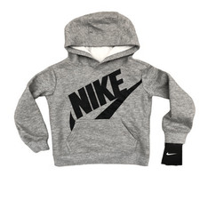 Nike Little Kids Hoodie Size 4 Heather Grey
