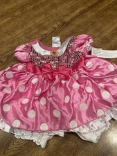 Toddler Disney Store Minnie Mouse Pink Costume Dress Sz 2T New