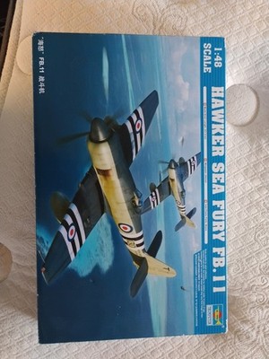 Trumpeter Hawker Sea Fury FB.11 1:48 Scale Model Kit 02844