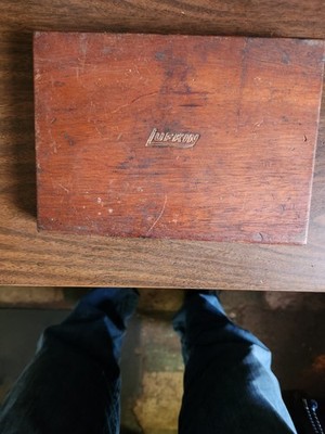 Lufkin Double Square Steel in Wooden Case