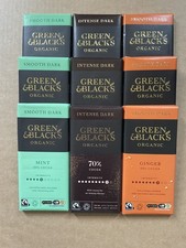 Green & Black's Organic Dark Assorted 90g Chocolate Bars X 9 Exp 02/27