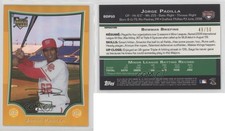 2009 Bowman Draft Chrome Gold Refractor /50 Jorge Padilla #BDP10
