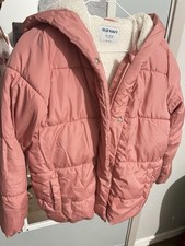 Old Navy Pink Puffer Jacket Girls Size XL 14-16 