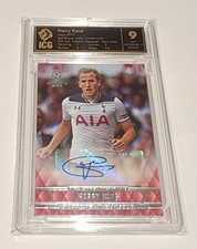 2016-17 Topps Showcase UEFA Champions League Soccer Red Auto Harry Kane 05/25