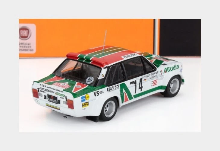 IXO-MODELS RAC446B.22 FIAT - 131 ABARTH TEAM ALITALIA N 14 RALLY MONTECARLO 1981 - Immagine 2 di 2