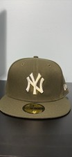 New Era 59FIFTY New York Yankees MLB Fitted Cap Green/White Size 7 3/8