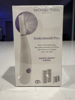 Michael Todd Sonicsmooth Pro+ Dermaplaning System 16 Blades NEW