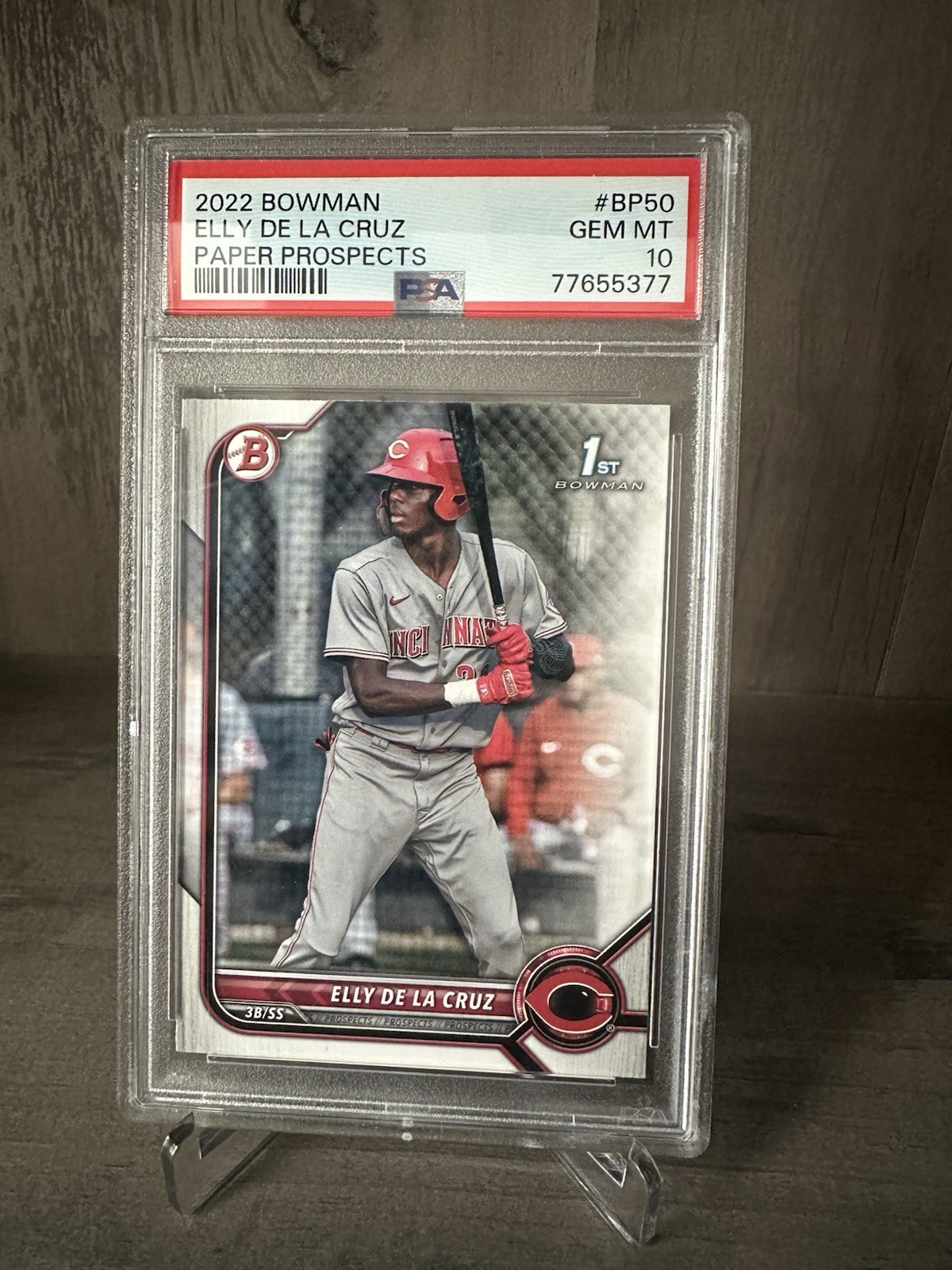 2022 BOWMAN PAPER PROSPECTS #BP50 ELLY DE LA CRUZ PAPER PROSPECTS